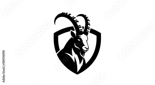 Photos Ibex Head Logo Emblem
