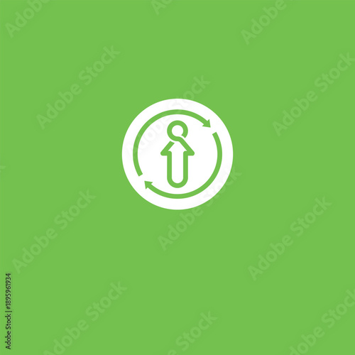 Person cycles to growth upward mobility