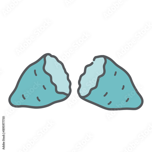 さつまいものイラスト（焼き芋/食物繊維/炭水化物）