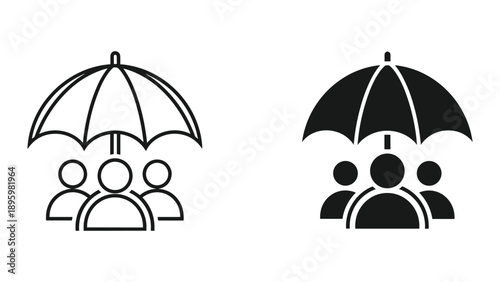 Group insurance protection under umbrella