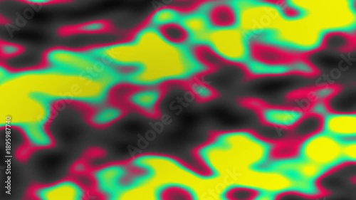 Exploring Abstract Color Patterns in Surreal Flowing Shapes
