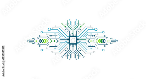 Microchip Circuit Board Electronic Component.