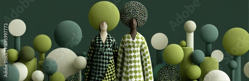 A paper cut of a woman's day with flowers and copy space background, serving as an International Woman's day wishes horizontal banner