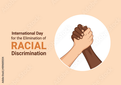 International day for the elimination of racial discrimination hands together