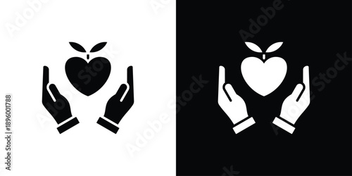 nourish Icon Sheet Black And White