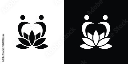 wellness unity Icon Sheet Black And White