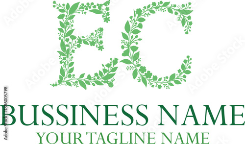 EC E ec initial logo | initial based abstract modern minimal creative logo, vector template image. luxury logotype logo, real estate homie logo. typography logo. initials logo