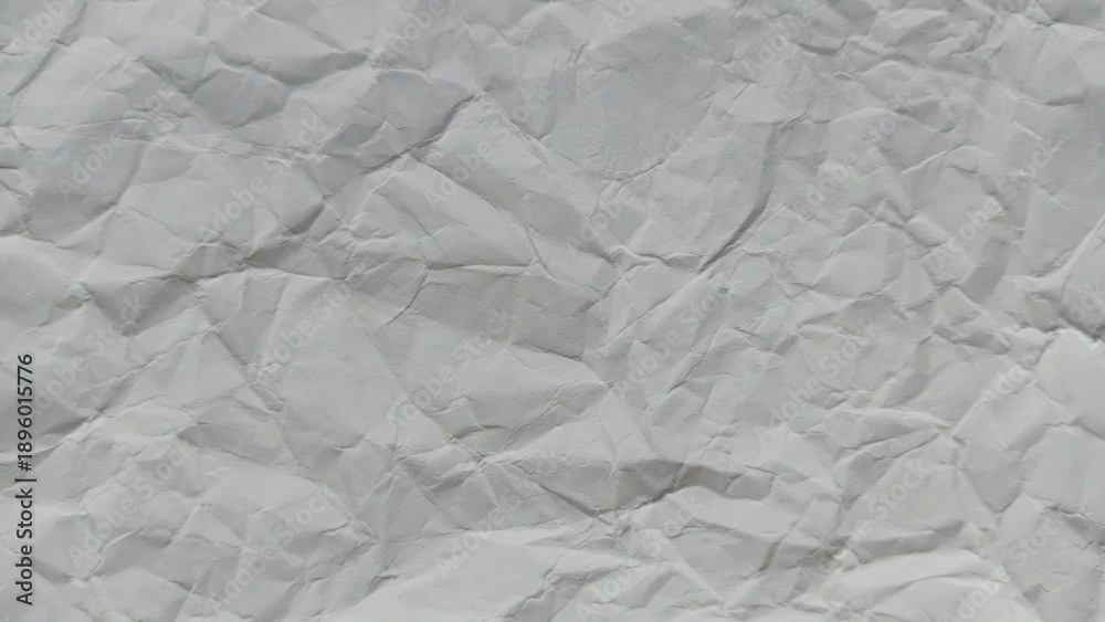 Obraz premium white crumpled paper