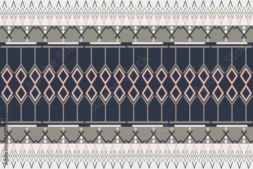 Valokuva Seamless Ethnic and Geometric Pattern collection inspired by Tribal, Folk, and Handcrafted textures