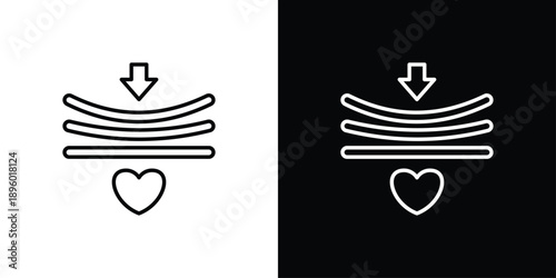 resilience Icon Sheet Black And White