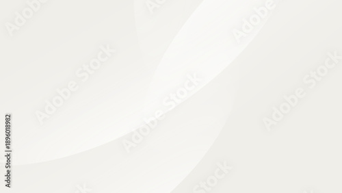 White abstract background with smooth curved waves, minimalist vector style elegant backdrop for corporate design.