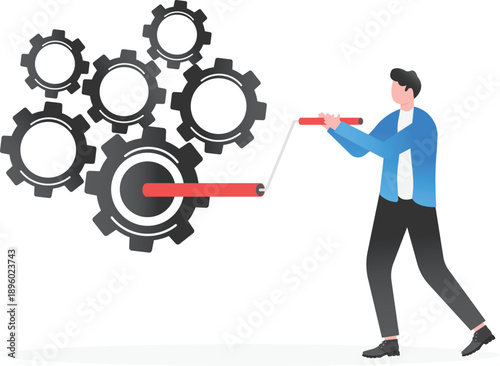 Business Process Automation and Industrial Efficiency Gears