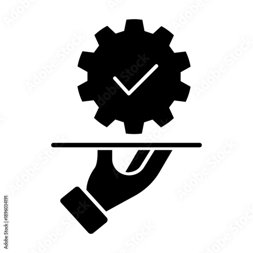 Maintenance vector icon. Technical support Illustration sign. Installing updates symbol. Bow logo.