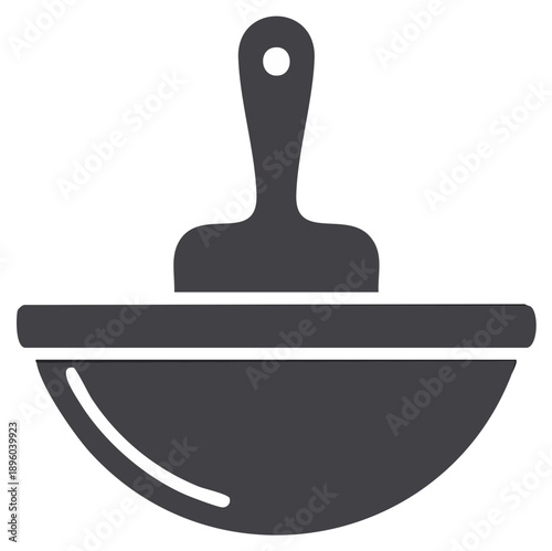 Simple scraper tool icon for construction and renovation tasks