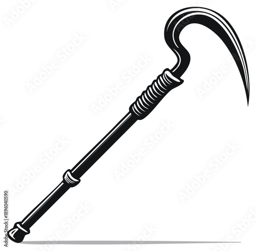 Ancient Egyptian crook and flail symbol of pharaonic authority and power