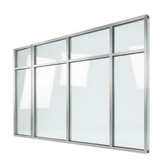 Bay window with energy-efficient double glazing.
