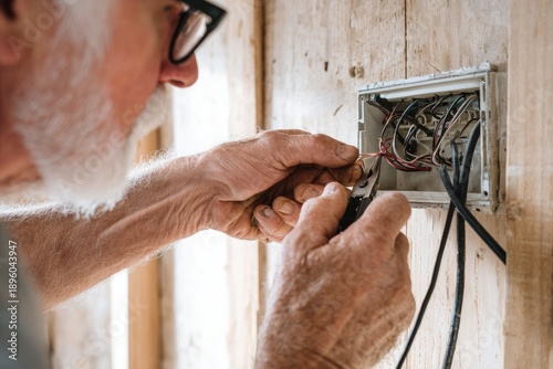 electrician at work
