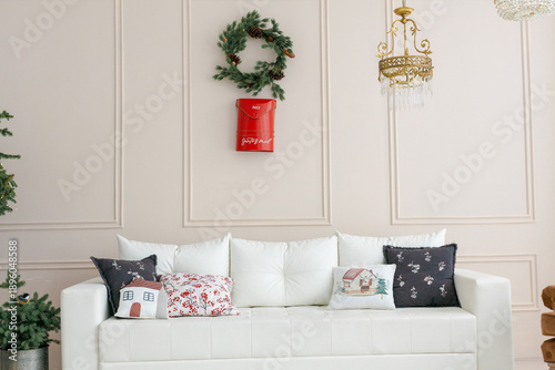 christmas vintage decor in a studio
