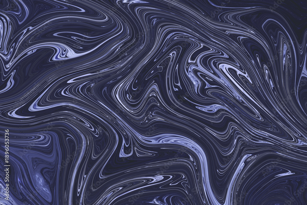 Fototapeta premium Dark Abstract Fluid Background with Swirling Lines