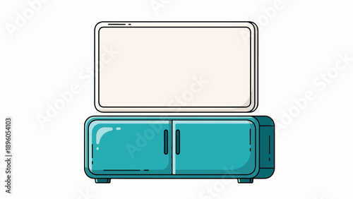 Modern tv stand with screen