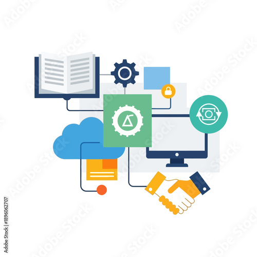 Technology and business process integration.