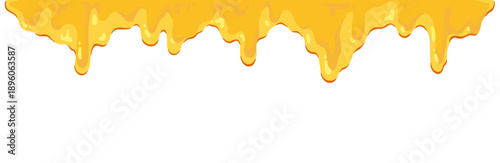 Honey dripping from a hive