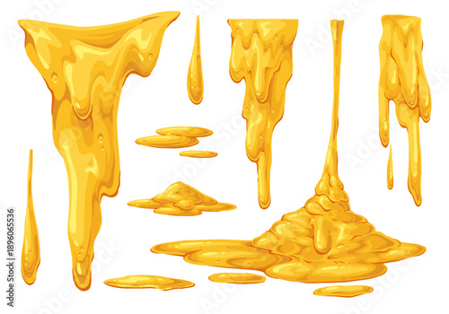 Different forms of honey