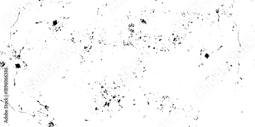 Grey Splotched and Scratched Grunge Texture on White Background, Abstract Distressed Vector.Surface with Dusty Grain and Worn Effects for Creative Design Use.