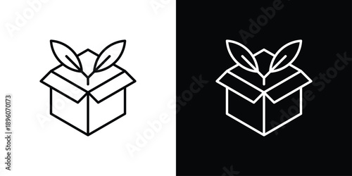 Organic Icon Sheet Black And White