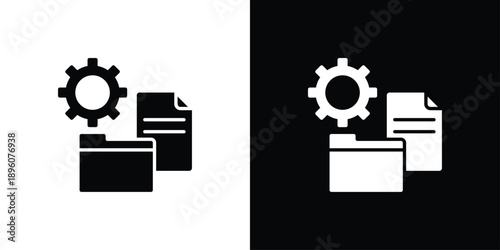 Documentation Icon Sheet Black And White