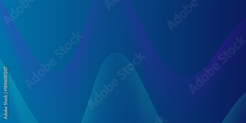 Abstract glowing wave lines on dark blue background. Dynamic wave pattern. Modern flowing wavy lines. Futuristic technology concept. Suit for banner, poster, cover, brochure, flyer, website,eps.10