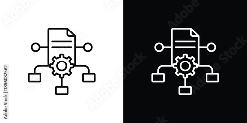 Framework Icon Sheet Black And White