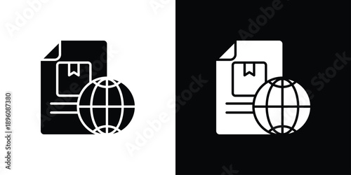 Package Icon Sheet Black And White