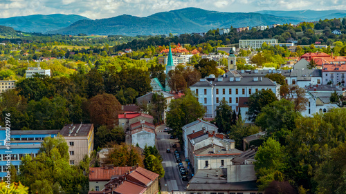 A view from the observation tower in Cieszyn reveals the beauty of the borderland, a peaceful city panorama and picturesque Silesian landscapes. A perfect spot to pause and admire nature from above.