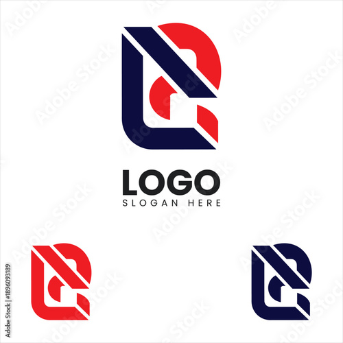 Clean geometric logo design with strong shapes, ideal for startups