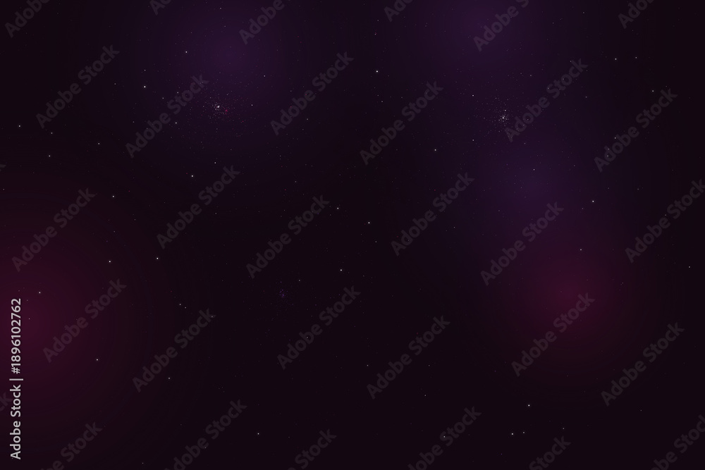 Obraz premium Abstract Dark Purple Nebula, Deep Space Background, Cosmic Starfield Texture, Galaxy Dust Pattern, Sci-Fi Universe Wallpaper, Mystery Design