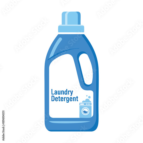 Laundry Detergent Bottle Illustration