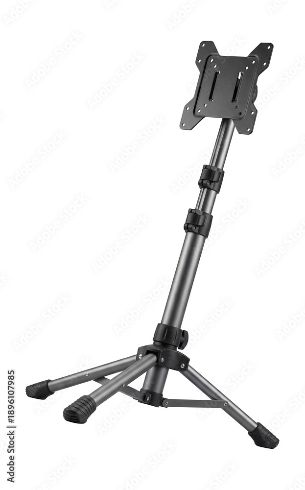 Fototapeta premium Lightweight portable TV stand with a collapsible design.