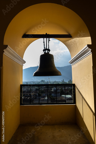Detailed architectural composition emphasizing texture and symmetry of La Merced