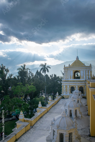 Grand historic convent in Antigua reflecting centuries of cultural and religious history
