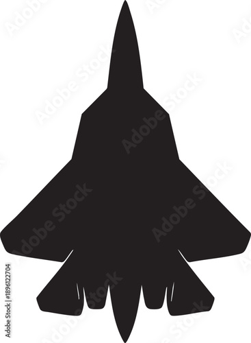 Sukhoi Su-57 Fifth Generation Stealth Fighter Jet Vector Illustration	