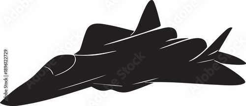 Sukhoi Su-57 Fifth Generation Stealth Fighter Jet Vector Illustration	