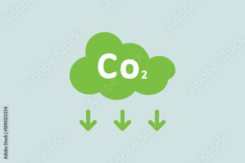 The concept of carbon reduction and climate responsibility. Carbon footprint, clean energy, sustainability, the transition to renewable energy, environmental policies towards net zero emissions.