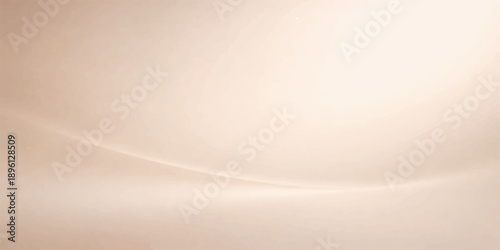 Minimal beige abstract background with smooth light waves and soft neutral gradient tones