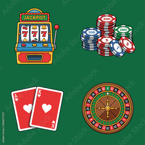 Casino gambling games and entertainment.