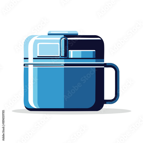 Modern Electric Kettle Illustration