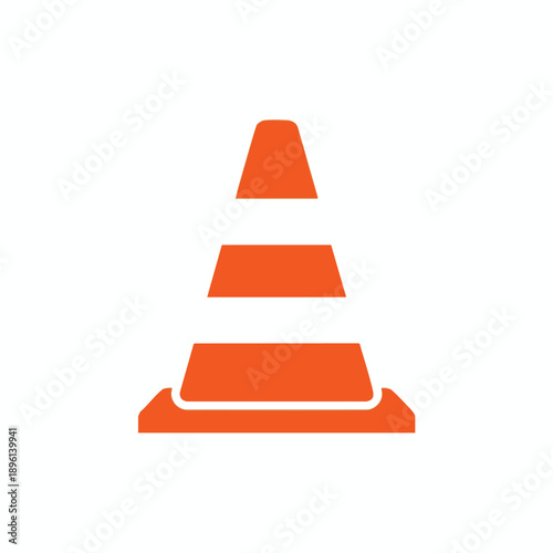 Orange Traffic Cones Stacked