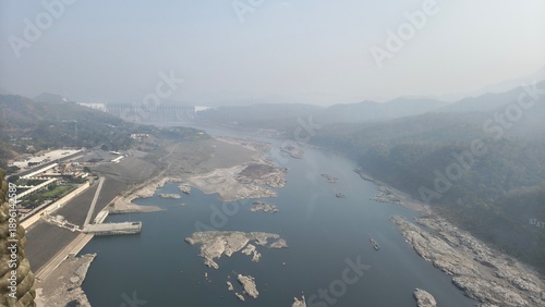 aerial view of the city