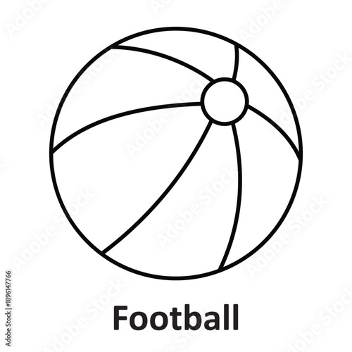 Football Vector icon which can easily modify or edit