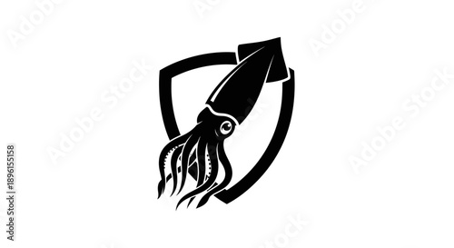 Shield and Squid Icon